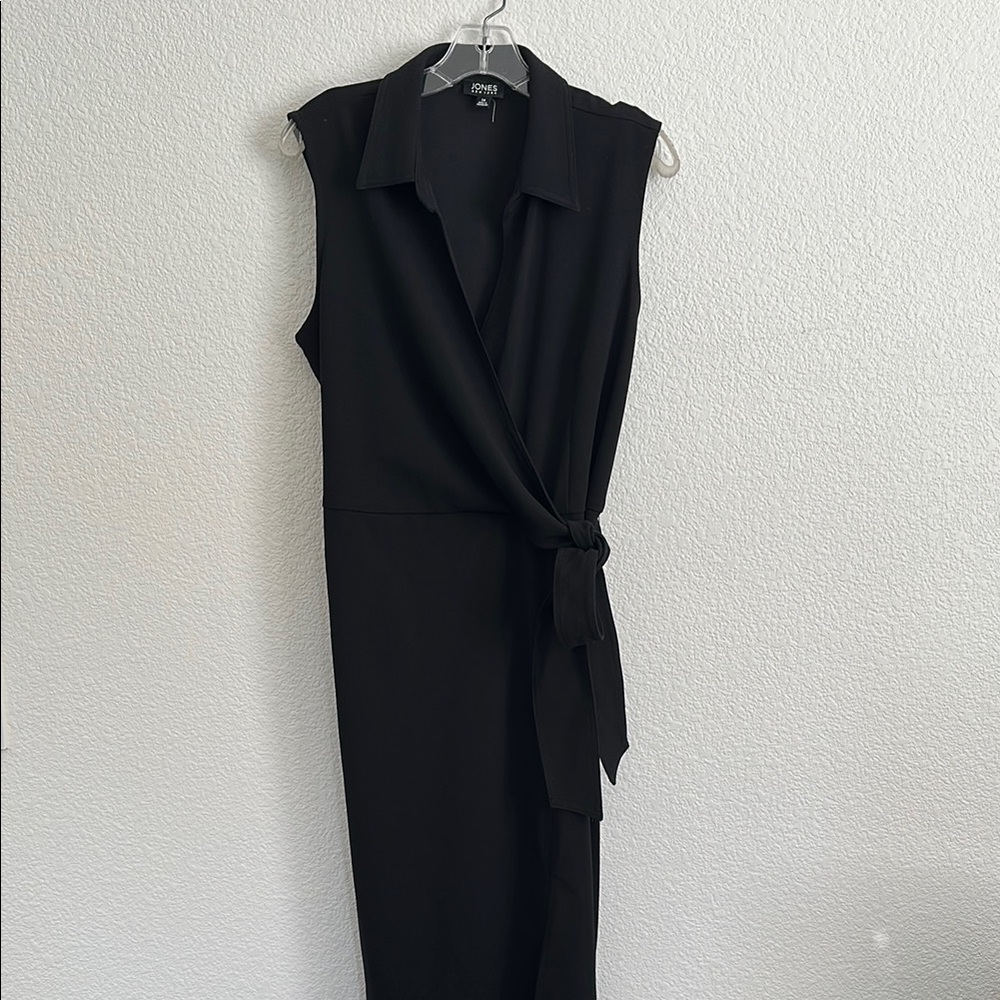 Jones Black Sleeveless Wrap Dress 14